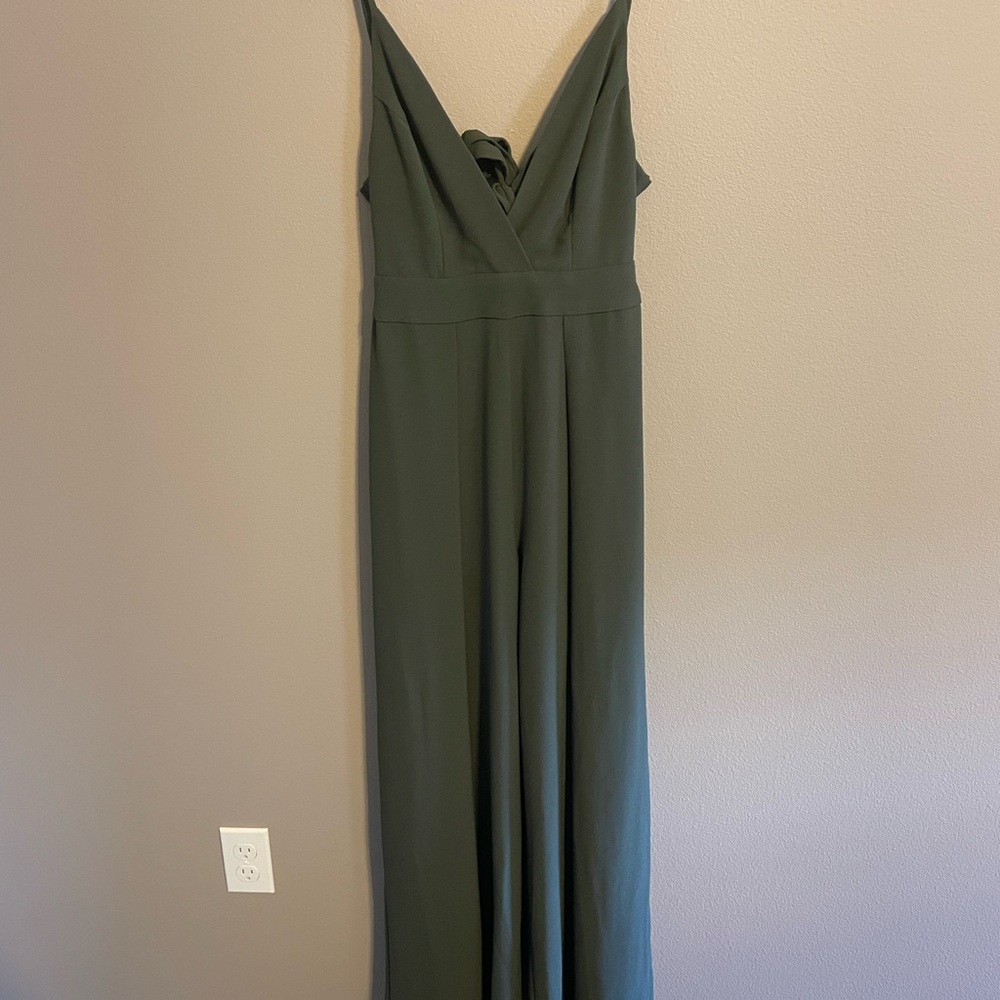 Green jumpsuit